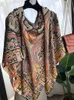 Silk Cashmere Women Fashion 140*140 Sil large square scarf shawl lady autumn winter soft Beach Travel offic