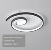 Plafondverlichting Moderne Kroonluchter Verlichting voor Slaapkamer Keuken Woonkamer Restaurant Foyer White Ronde Design LED Hanglamp Smeed