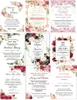 Tebrik Kartları 50 PC LAZER KESİM KULU Paris Düğün Davetiyeleri 20 Renk Quinceanera Zarfla Davetler Sweet On Selek Davet Kart276g