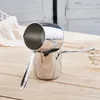 Durable Coffee Potenciômetro Aço Inoxidável Sopa de Leite Fogão Fogão Ferramentas Cozinhar Ferramentas Cozinha Acessório Barista 210423