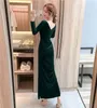 Women Spring Fall Dresses Fashion Sexy Summer Long Bodycon Evening Party Elegant Gowns vestido de mujer 210520