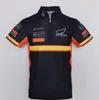 Zomer motorfiets poloshirt met korte mouwen buiten rijden revers T-shirt auto fan shirt kan worden aangepast