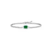 Cultivate Emerald Lab a créé un bracelet de tennis classique en diamant S925 plaqué or avec un bracelet pour femme en or