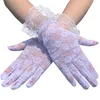 Fünf-Finger-Handschuhe, Mode, eleganter Stil, Sonnenschutz, Zubehör, Spitze, aushöhlen, zartes Jacquard-Muster