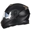 Motosiklet Kaskları Modüler Flip Yukarı Çift Visor Lens Kask Erkek Kadın Güvenlik Motokros Yarışı Tam Yüz Casco Moto Capacete Dotmotorcycle