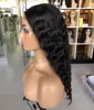 Perucas de cabelo humano cambojano solto onda profunda u parte peruca parte m￩dia cor natural para mulheres negras