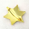 1PCS US Los Angeles County Detective Badge Movie Cosplay Prop Pin Brooch Shirt Label Decor Women Men Halloween Gift3119912