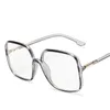 ERILLES Oversized Square Glasses Frame Computer Eyeglasses Frame Women Anti Blue Light Blocking Black Plastic Spectacles Frame Y089265688