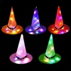 Halloween Toys Decoration LED Lights Witch Hats Costume Props Outdoor Tree Hanging Ornament Party Decor