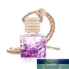Hangende glazen fles voor essentiële oliën luchtverfrisser container vierkante parfum hanger
