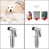 Bath Home & Gardeth Aessory Set Personal Hand-Held Shower Nozzle Flusher Toilet Bidet Spray Cleaner Bathroom Cleaning Head Aessories 4.15 Dr