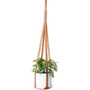 Moderns Couro Planta Cabide Potes Plantas Hangings Strap Modern Wall teto Pendurado para Flor Pot Indoor Outdoor Zyy994