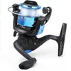 Partihandel Fiske Reels JL200 Aluminium Body Spinning Reel High Speed ​​G-förhållande 5.2: 1 Fiske rullar med linje