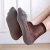 1 paire printemps été femmes chaussettes douces décontracté antidérapant bas épissure mode Transparent dames filles mince soie Socken