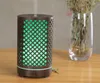 200ml ultraljud luft luftfuktare diffusor ihålig aromaterapi maskin USB träkorn arom eterisk olja med 7colors LED-ljus