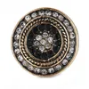 Charm Bilezikler 10 PCSlot Yüksek Kaliteli Gül Altın Snap Düğmesi Takı Rhinestone Yuvarlak 18mm Düğmeler Uygun Bileklik Bilezik Kolye 679966