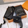 أكياس Messenger Crossbody Bag Bag سلسلة الكتف محافظًا على أكياس رموز واحدة حقائب اليد التسلسلية حقائب اليد ثلاثة في واحد