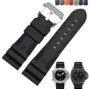 26mmWatch Band For Panerai SUBMERSIBLE PAM 441 359 Soft Silicone Rubber Men Strap Accessories Bracelet233D