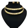 Pendant Necklaces Statement Torque Choker Necklace Women Gold Color Alloy Collar Maxi African Jewelry Chokers Big