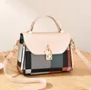 Handväskor Crossbody Bag Women Pures Pu Leather Tote Bag Fashion Bags Shoulder Bag High Quality 6 Color203C