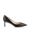 Fashion Dress Shoes Styles Elegant Womens Stiletto Heels 8 10 12cm Äkta Läder Punkt Tå Pumpar Loafers Bankett med låda