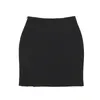 Werueruyu мода женщин офис формальный карандашный юбка весна лето элегантный тонкий передний щелчок MIDI черный / красный OL S 210608
