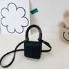 PU cuir enfants petits sacs à bandoulière carré couleur unie bébé filles rabat sac à bandoulière enfants léopard Mini porte-monnaie sacs à main