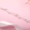 Nieuwe 925 Sterling Sier Geometrie Kralen Ketting Armband Voor Dames Mode Bruiloft Fijne Sieraden Kerstcadeau 8inch