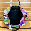 Designer Duffel väska 50cm högkvalitativt läder bagage färgglada stora capcity gymficka rese helg väska väska