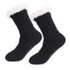 Spor çorapları Sonbahar kış bulanık sıcak terlik kadınlar kalın yumuşak uyku kaymaz zemin çorap termal Noel hediyeleri