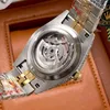 Montre en diamant pour hommes, 41mml, 3255, mouvement mécanique importé automatique, boîtier en acier 904L, montres-bracelets