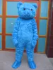Halloween Blue teddybeer mascotte kostuum topkwaliteit cartoon dier thema personage carnaval unisex volwassenen outfit kerst verjaardagsfeestje jurk