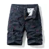 Cargo 100% Cotton Shorts Men Camouflage Summer Casual Men Short Pants Brand Clothing Comfortable Camo Men Cargo Shorts 210603