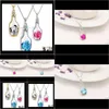 Colliers Pendentifs Jewelryfashion Dames Cristal Amour Drift Bouteilles Pendentif Spécial Collier Cadeau 0899 Drop Delivery 2021 Op8Wb