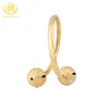 Vintage Gold Color Bangles Fancy European Bangle Trendy High Quality Jewelry Wholesale Round Bracelet For Women