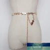 Étoiles des femmes chaîne en or Designer femme Sier Fringe doré longue ceinture en métal fleur grande taille robe étoile chaînes de taille prix d'usine