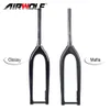 Airwolf 29er Carbon Fiber Mountain Bikes Forks Bicycle Boost Fork 1-1/8 to 1-1/2" Tapered Tube fit 29er*3.0" Tire 110*15mm Disc Brake Bike Parts