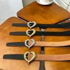 Belt for Woman Designer Heart-shaped Needle Buckle Design Man Womens Belts Genuine Cowhide 14 Color Top Quality