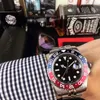 Męskie zegarki wysokiej jakości ramka ceramiczna 116610 Mężczyźni Pasek ze stali nierdzewnej Automatyczny zegarek mechaniczny 2813 Ruch na rękę Sapphire Superior