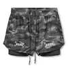 Mens Shorts Fitness Broek Stretch Zomer Gym Training Korte Mode Multi Pocket Sneldrogend Ademend Camouflage Pant Plus Big Size M-5XL