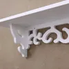 Scaffale portaoggetti Supporto per mensola Appeso a parete bianco Organizzatore di decorazioni creative per la decorazione della camera da letto di casa Decorazioni per la casa 210705