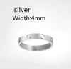 Love Screw Ring Rings Rings الكلاسيكية عالية الجودة مصمم الفولاذ المقاوم للصدأ حلقات أزياء المجوهرات امرأة الزفاف رنين WOM5254299