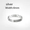 liefde schroef ring heren ringen klassieke Hoge kwaliteit designer roestvrij staal Band Ringen mode-sieraden vrouw bruiloft belofte ring wom3356965