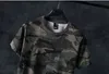 Men's Cotton Large Round-collar Men's and Women's Camouflage Short Sleeve T-shirts Thin Loosely Printed T-shirts G1229