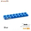 10pcs/lot DIY Blocks Building Bricks Thin 2X8 Educational Assemblage Construction Toys for Children Compatible With Brand Y1130