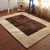 Épicing Tapis pour salon en peluche Tapis d'escalade en peluche Split Tapis articulaire Tapis anti-dérapage Rose Shaggy Area 30 * 30cm