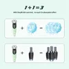 CkeyiN GREEN Face Beauty Machine 7In1 EMS LED Light Wrinkle Removal Skin Tightening Heated Vibration Eye Massager Wand 5 220216