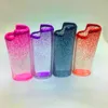 Smoking Colorful Cool Flash Glitter Cigarette Lighter Shell Protective Sheath Housing Casing Case Dry Herb Tobacco Handpipe Holder Luxury Decoration Sleeve Skin