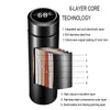 500ML Thermo Cup Vacuum Flasks Temperature Display Portable 304 Stainless Steel Water Bottle Travel Coffee Mug Tea Milk 210615