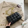 مصمم- سلسلة رفرف crossbody الأزياء حقيبة الكتف حقيبة يد المرأة عالية بو المنسوجة الجلود رسول حمل الحقائب
